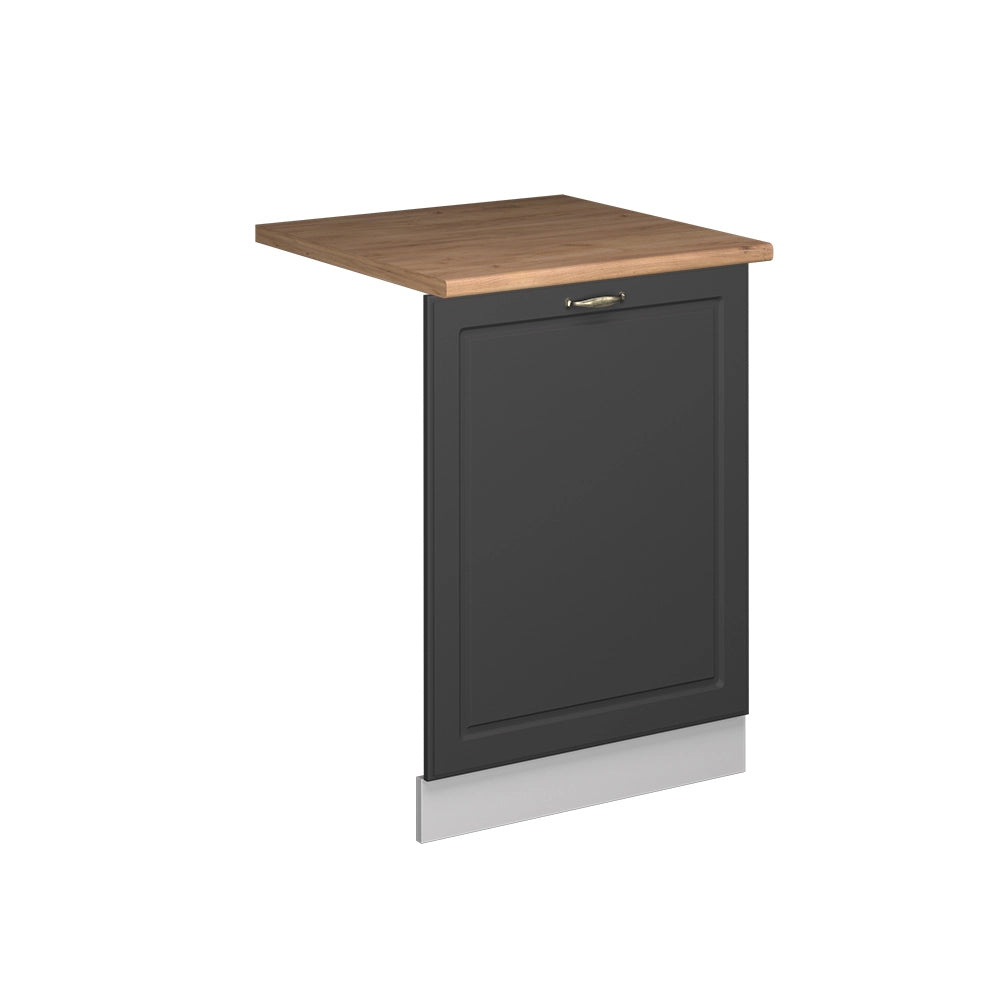 Vicco Pannello frontale della lavastoviglie Landhaus antrazit-oro 60 cm , PL Rovere