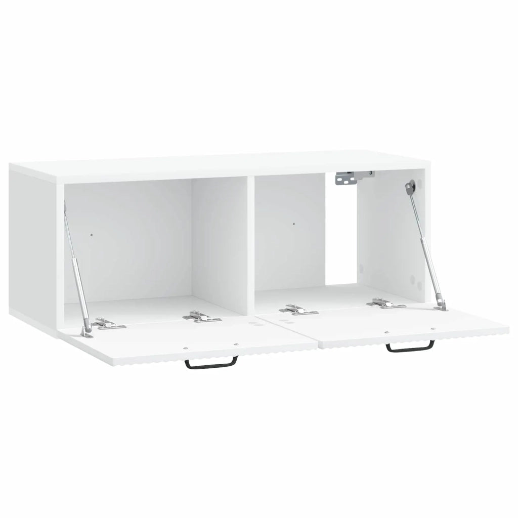 Mobile Porta TV da Muro Bianco 78,5 x 31 x 30 cm 899055
