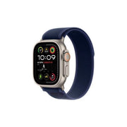 Aw ultra 2 gps + cellular 49mm natural titanium case with blue trail loop - m/l - MX4L3TY/A