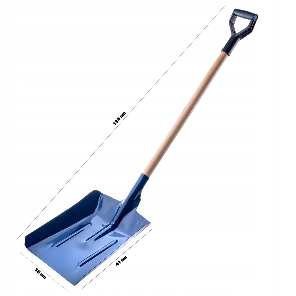 Pala KADAX per carbone, sabbia, ghiaia, cenere, cereali, grani, robusta, 134 cm
