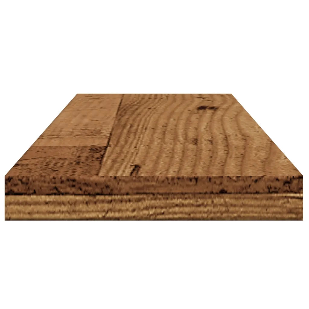 Ripiani Libreria 4 pz Legno Vecchio 60x10x1,5 cm in Truciolato 856295