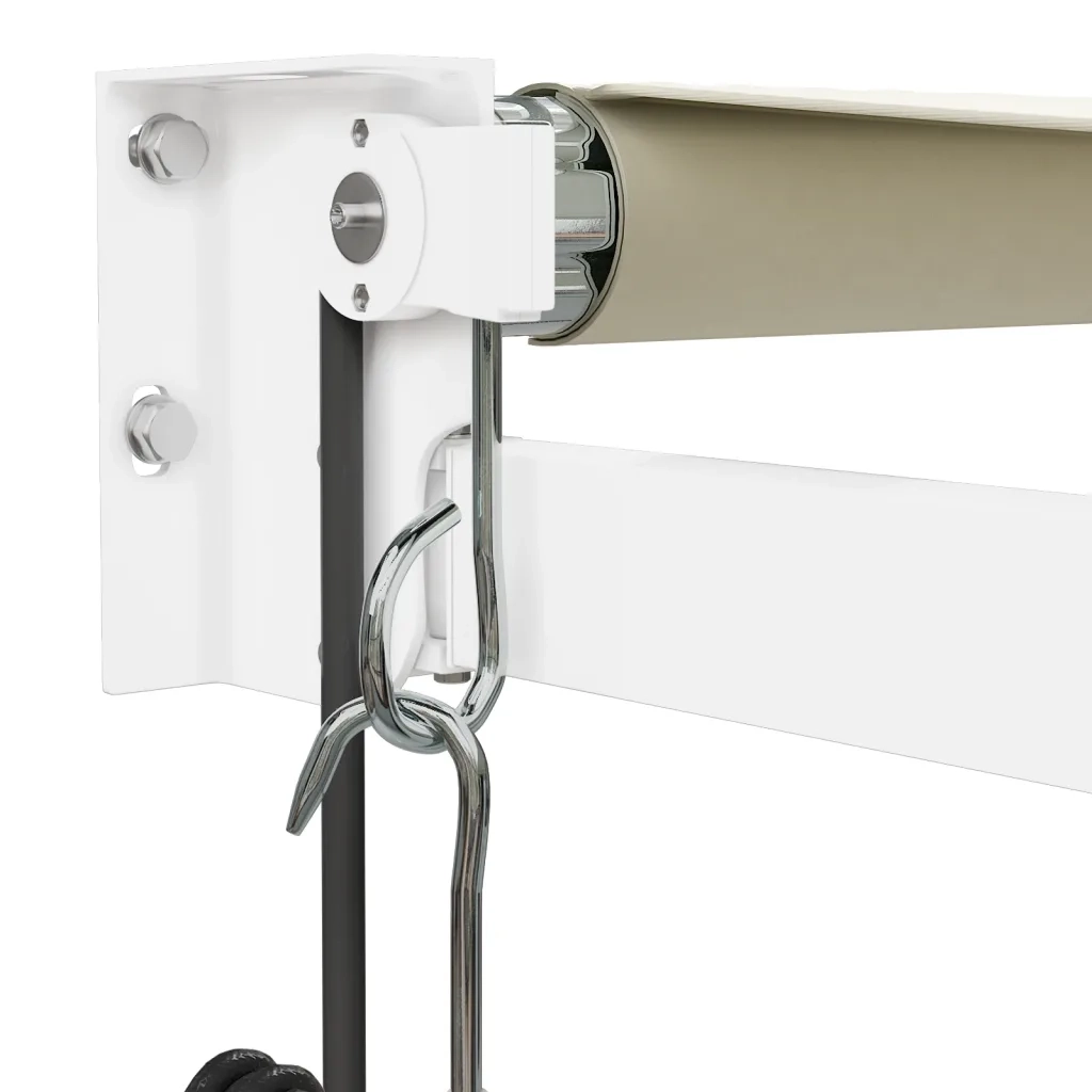 Tenda Sole Automatica Retrattile-Tenda parasole per balcone Crema 3,5x2,5 m 492887