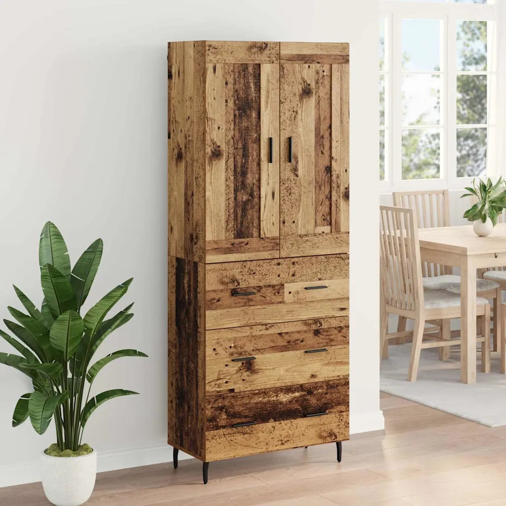 Credenza con cassetto 2 pcs Legno vecchio Legno multistrato 3415629