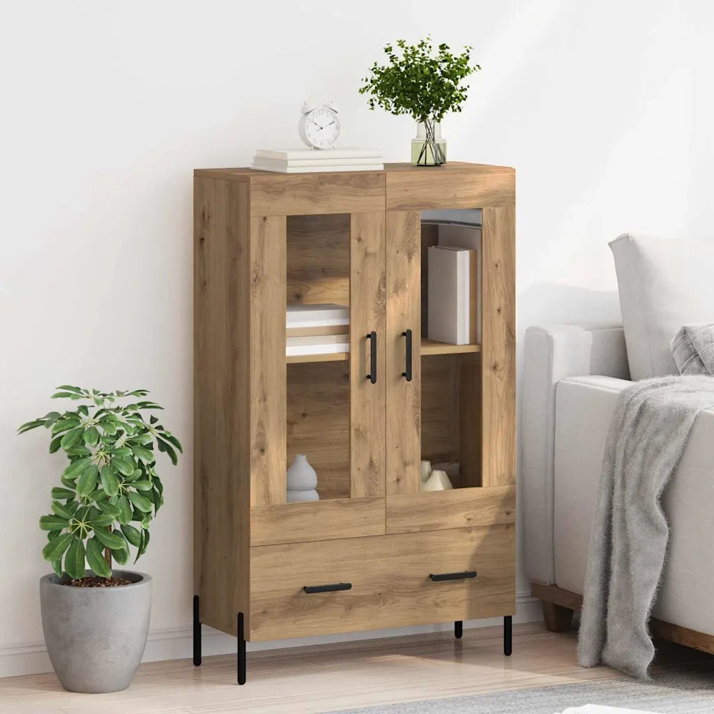 Credenza | Madia | Buffet da pranzo | Armadio da pranzo Corona Rovere artigianale 69,5 x 31 x 115 cm