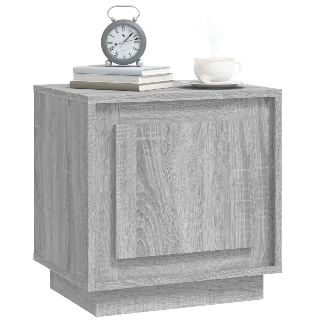Comodini 2 pz Grigio Sonoma 44x35x45 cm in Legno Multistrato 819849