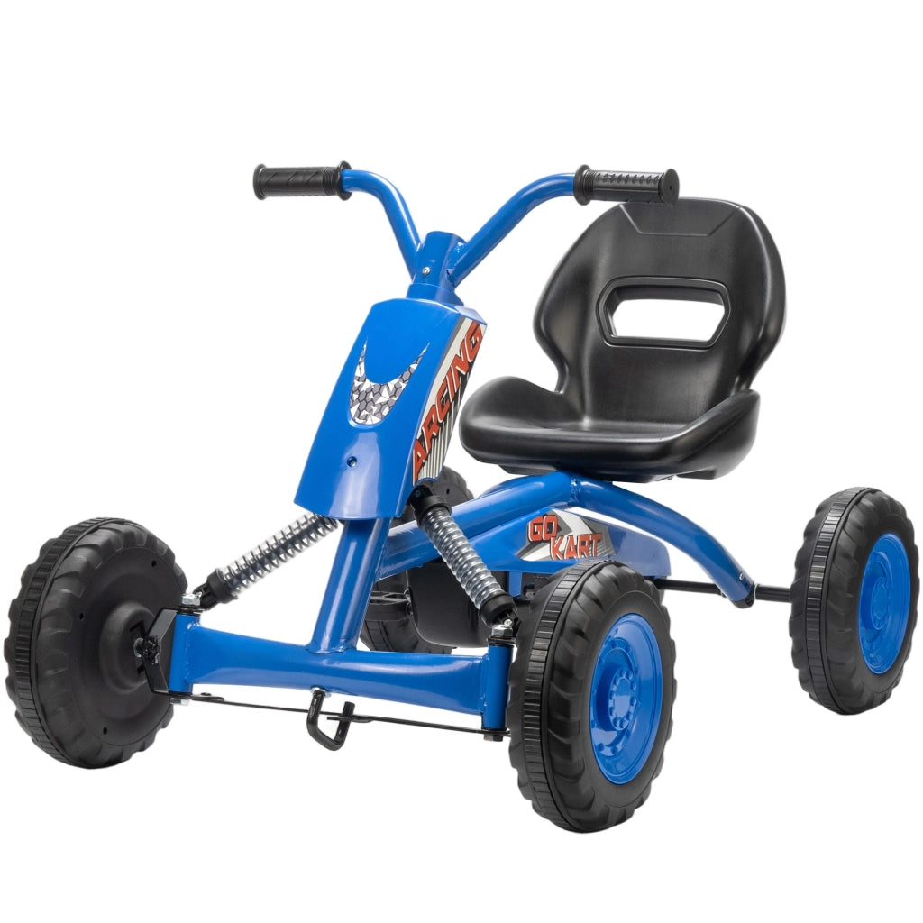 Go Kart per Bambini ¨C zephmum ¨C Acciaio Blu 30 kg 2-5 Anni