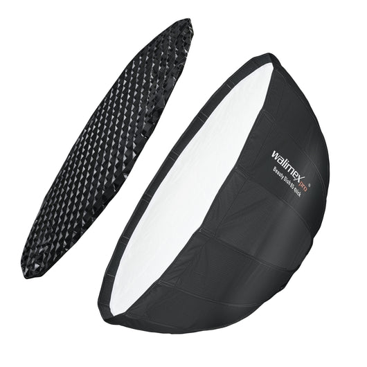 Studio Line Beauty Dish Softbox QA85 Beauty Dish Light Shaper, 85cm, profondità 40cm, pieghevole, con griglia, diffusore interno ed esterno, per flash da studio Speedlite 22455
