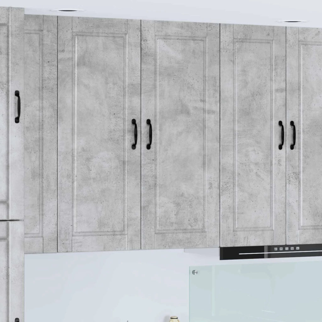 Mobile da cucina con porta-Armadio da cucina Grigio cemento 40 x 31 x 100 cm 745037