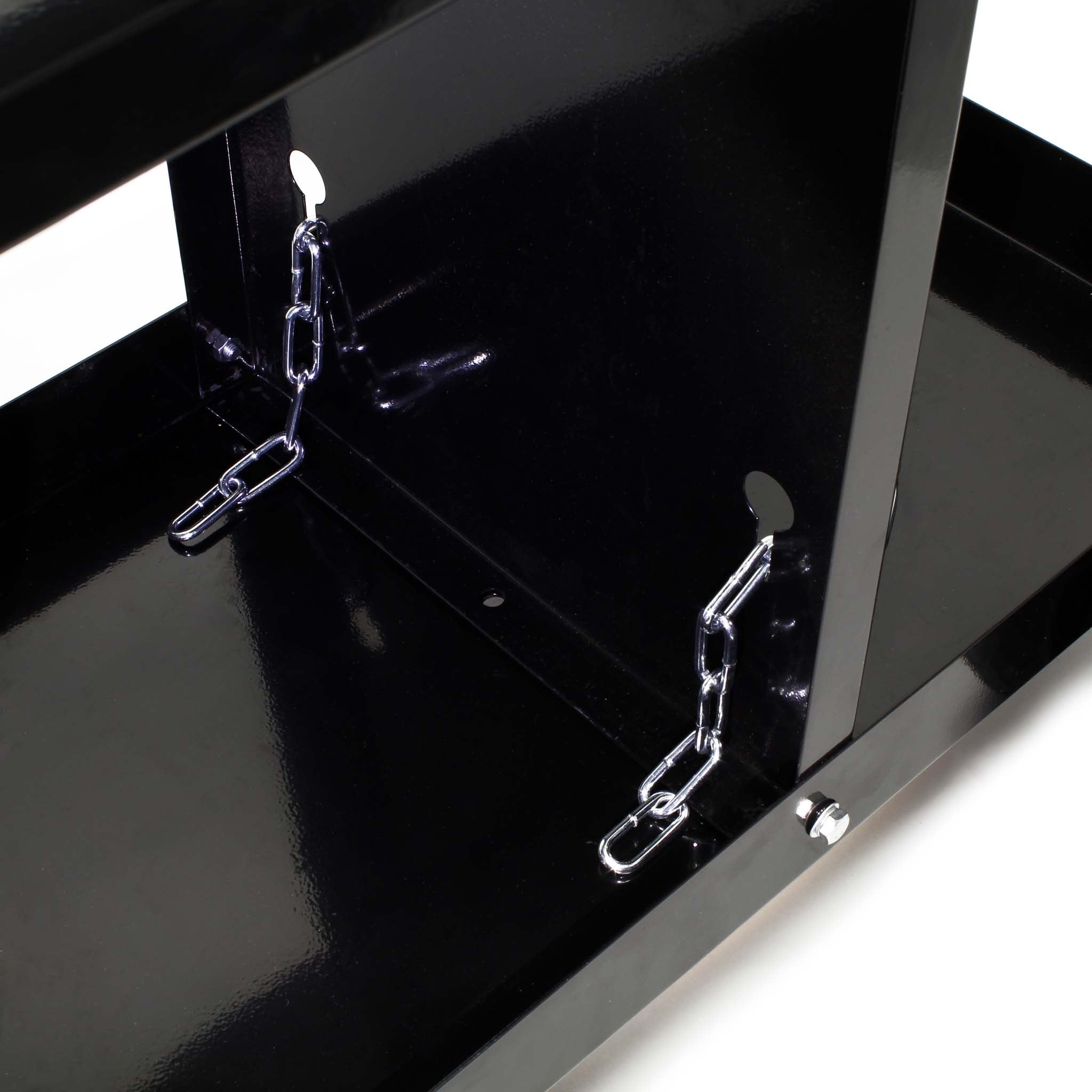 Carrello porta saldatrice max 45 kg, 3 ripiani con vano bombola, Carrello da officina per saldatura