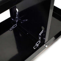 Carrello porta saldatrice max 45 kg, 3 ripiani con vano bombola, Carrello da officina per saldatura