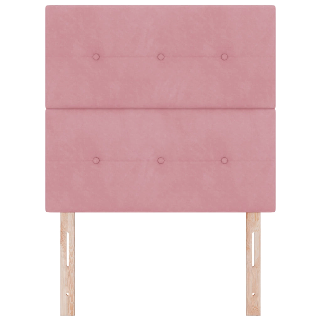Testata LED  Rosa 90 cm Velluto