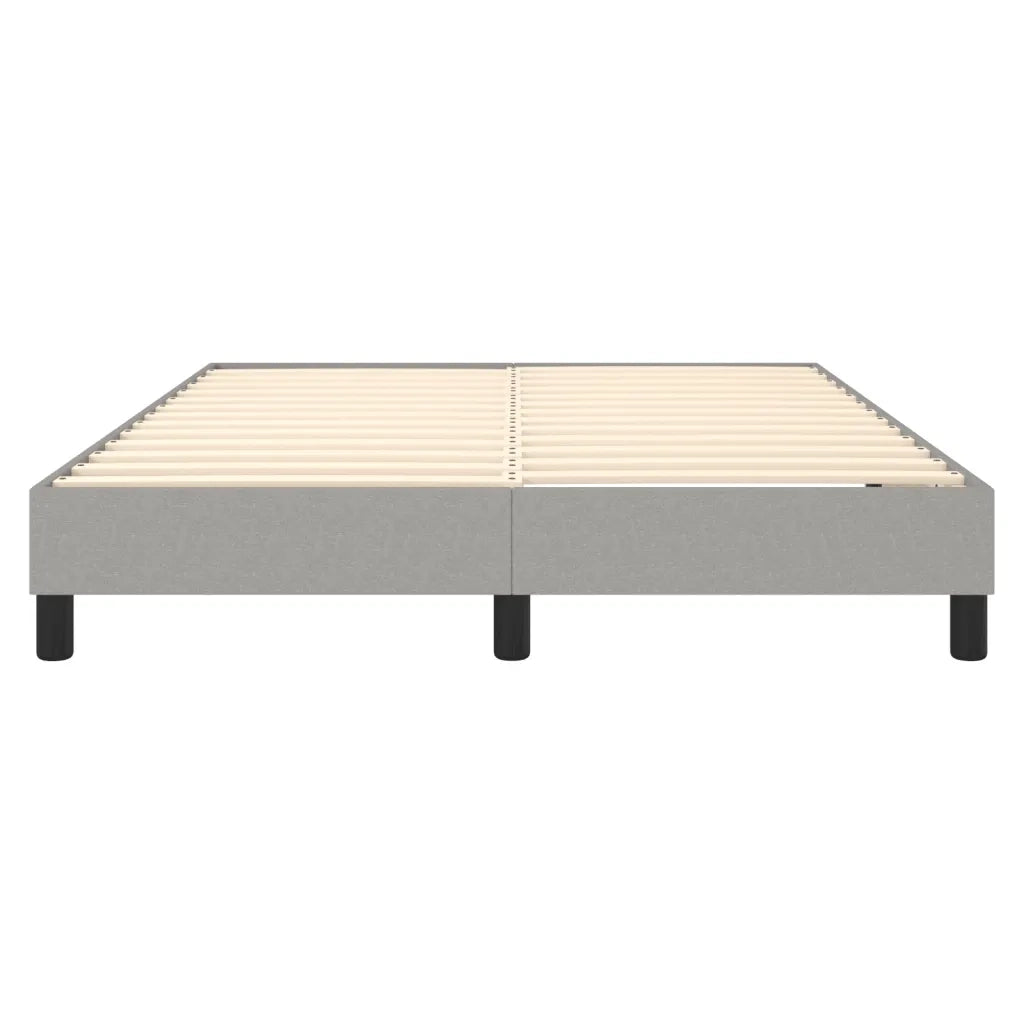 Struttura Letto a Rete a Molle Grigio Chiaro 140x190 cm Tessuto 3120508