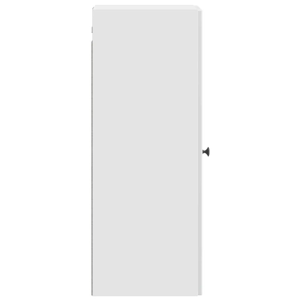 Mobiletto a muro Bianco Lucido 33 x 34,5 x 90 cm 898079