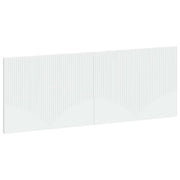Testiera da Muro HOORN Bianco Legno ingegnerizzato 897395