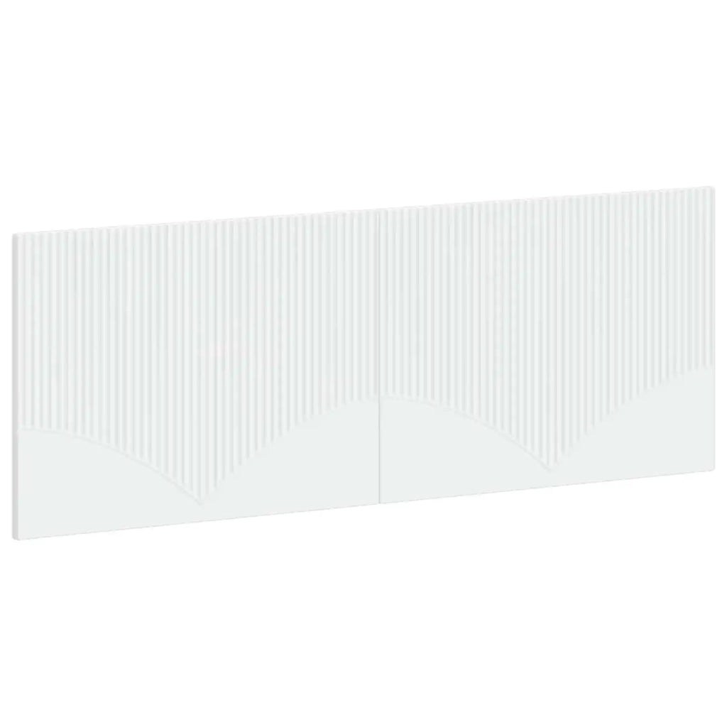 Testiera da Muro HOORN Bianco Legno ingegnerizzato 897395