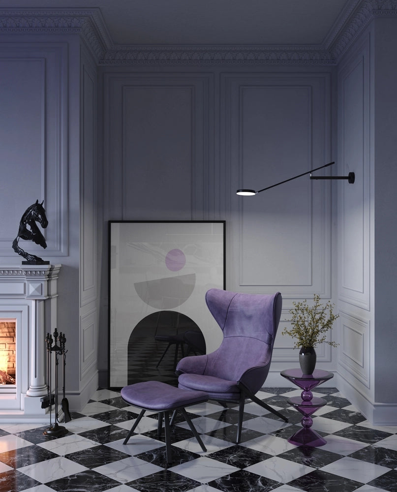 Applique Maytoni FAD LED 6W 3000K nero braccio estensibile