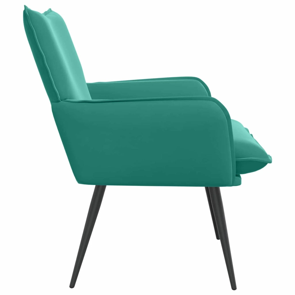 Poltrona Turchese Velluto 42047733