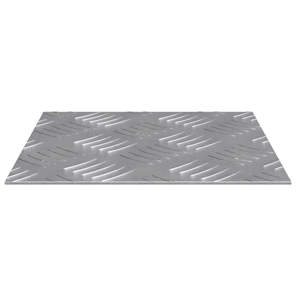 Gradini per Scale Quadrato 4 pcs Argento 20 x 20 cm Alluminio 4104238