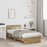 Struttura letto con testata Rovere Artigianale 80 x 200 cm 8009026