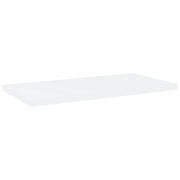 Ripiani per Libreria 4 pz-Scaffale per Libri Bianchi 40x20x1,5 cm Legno Multistrato