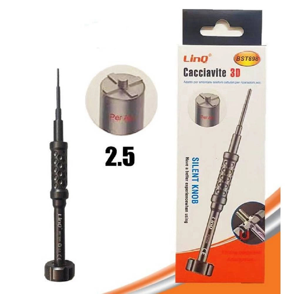 Trade Shop - Cacciavite Torx 3d 2.5 Professionale Riparazione Smartphone Cellulari Bst898-2.5 -
