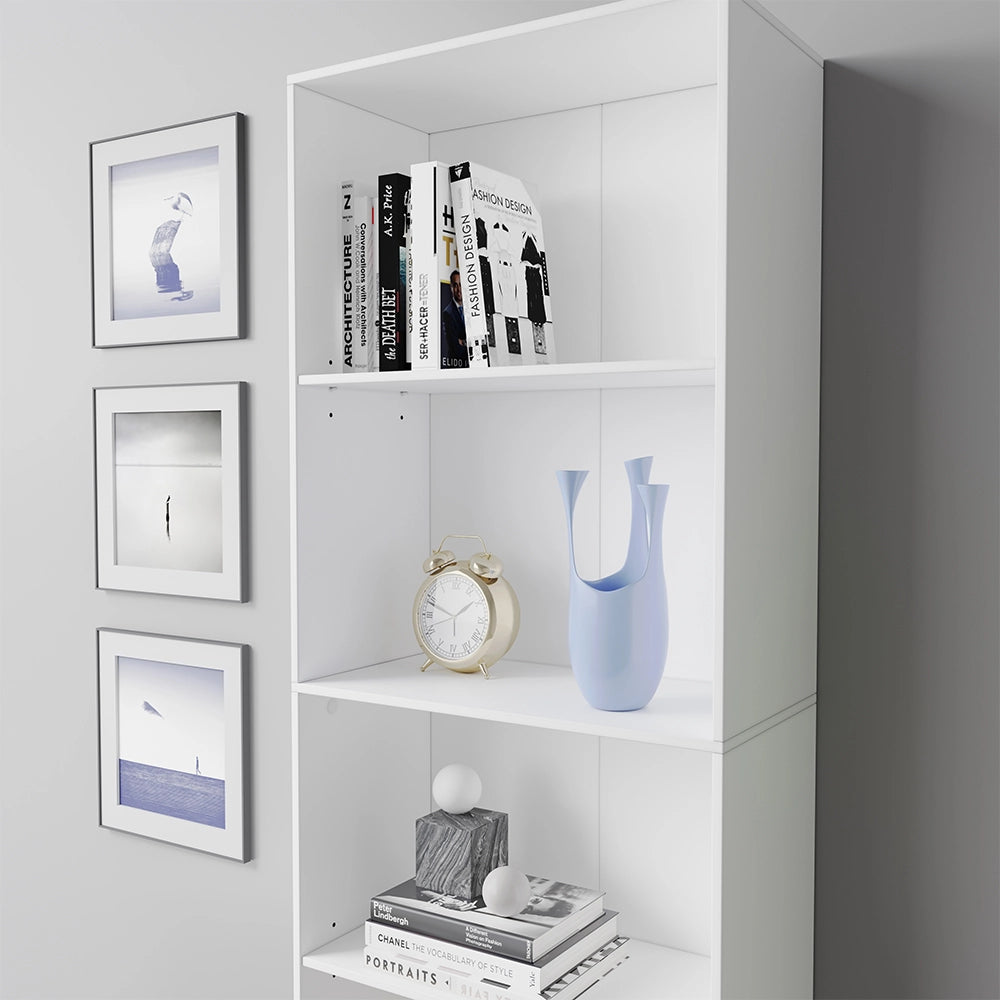 Vicco Libreria Bianco 60 x 190 cm con 5 scomparti