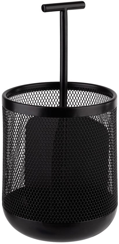 Supporto per posate in metallo - 3 cassette - Flessibile per uso domestico e professionale - Ø 12 cm altezza 25 cm