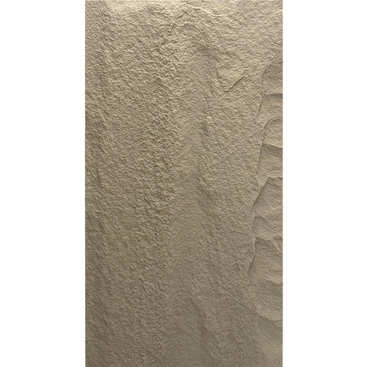 Set 10 Pannelli Decorativi Area 7,2 mq 120x60x3 cm Rivestimento Murale Effetto Pietra Naturale 3D in PU Grigio Cemento