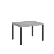 Tavolo Allungabile 120-204x80x77 cm Everyday Cemento e Antracite