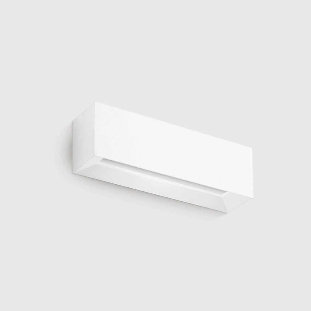 HERMIONE Applique da Parete 1 Luce attacco G9 in gesso colore bianco h70x220mm