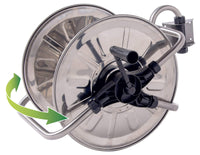 Avvolgitubo Manuale da Muro 50 mt Tubo Ø1/2” in Acciaio Inox Agrati