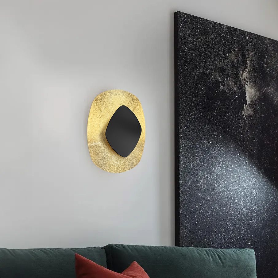 Lampada Da Parete App1270 Black Gold