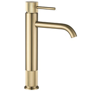 Rubinetto Da Bagno Rea Lungo Stripe Brush Gold