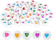 Puntoni Acrilico - Corda Colorata - 100 Pezzi - Creare Gioielli - Materiale Sostenibile - Progetti Creativi