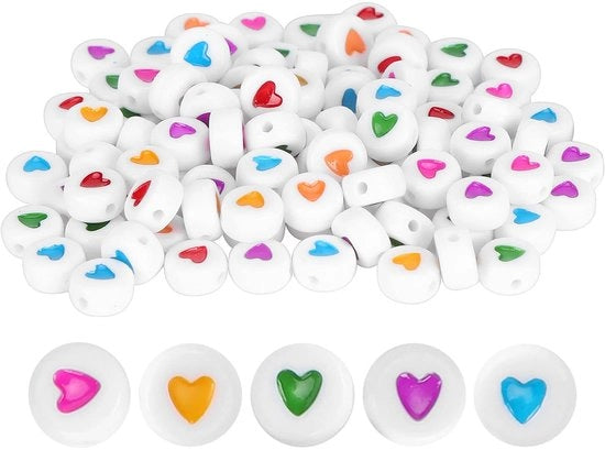 Puntoni Acrilico - Corda Colorata - 100 Pezzi - Creare Gioielli - Materiale Sostenibile - Progetti Creativi