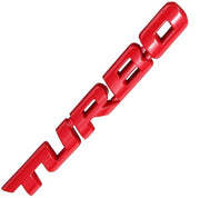 Decalcomanie 3D metalliche per auto - Rood - Accessori per auto - Dimensioni 97x10x3mm