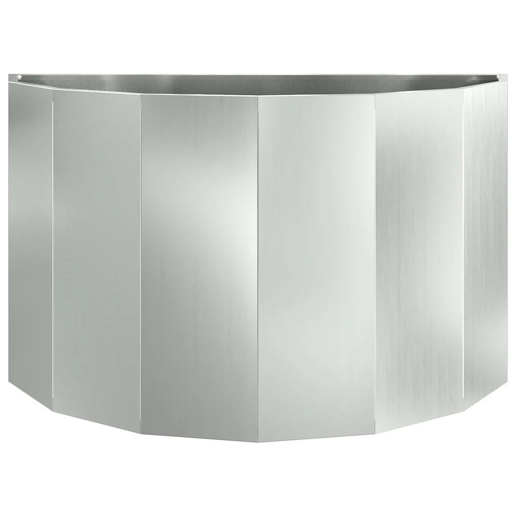 Fioriera Argento 90 x 45 x 50 cm Acciaio zincato 883715