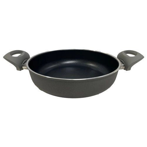 Ballarini 1009890 Lazise Tegame in Alluminio con Rivestimento Antiaderente Adatto per Tutti i Piani Cottura Inclusa Induzione e Forno colore Nero