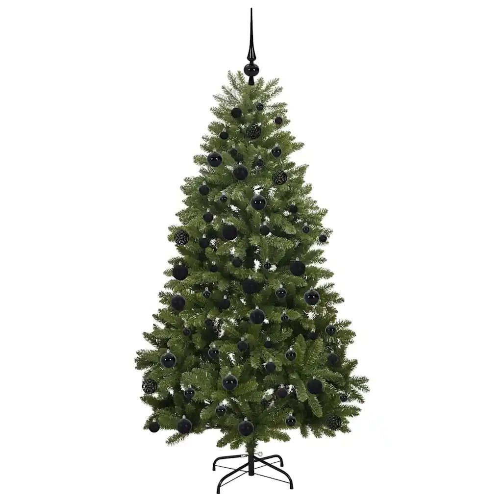 Albero di Natale Artificiale con Rami Pieghevoli 180 cm 300 LED 3395686
