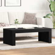 Tavolino da caffÃ¨ Nero Rovere 102x50x35 cm Legno ingegnerizzato