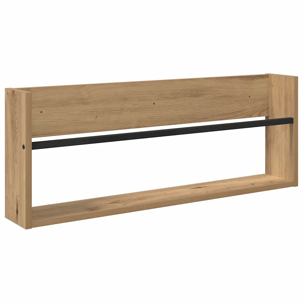 Scaffale per riviste Rovere artigianale 80 x 12 x 30 cm