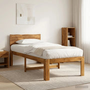 Letto Singolo con Testiera ROSTOCK Naturale 100 x 200 cm 903459