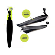 Trade Shop - Set 2 Pz. Parafango Anteriore Posteriore Universale Per Bici Bicicletta Xc-1684 -