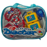 Trade Shop - Playset Valigetta Del Dottore Stetoscopio E Altri Strumenti Medicali Per Bimbo -