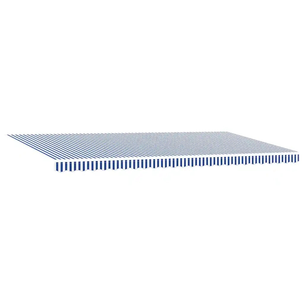 Tenda Retrattile Blu e Bianco 600 × 300 cm 3081611