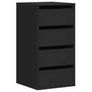 Cassettiera Angolare Nera 40x41x76 cm in Legno Multistrato CFW8450787