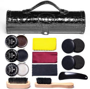 Set di pulizia 12 in 1 - Set di pulizia - Spazzola per pulizia - Contenitore di viaggio - Pelle - Set di manutenzione - Set di cura della pelle