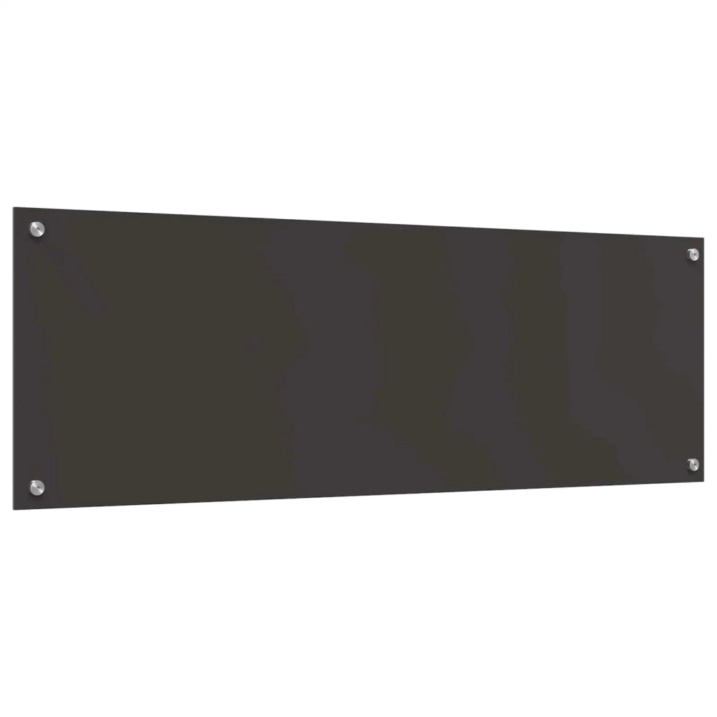 Schienale da cucina Grigio scuro 120 x 40 cm vetro temperato 42001313