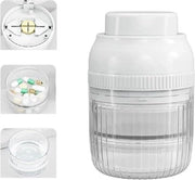 Sniditore per piccole pillole - pill splittratore portatile per anziani e bambini - organizzatore per pillole con lama per pillole e compressi - dispenser per pillole e compressi in metà o quarto