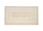 Tappeto Casa Bagno Cotone Spugna Morbida Tinta Unita Antiscivolo Sirio Farina - 55x100 - Farina